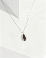 Semi Precious Stone Teardrop Necklace