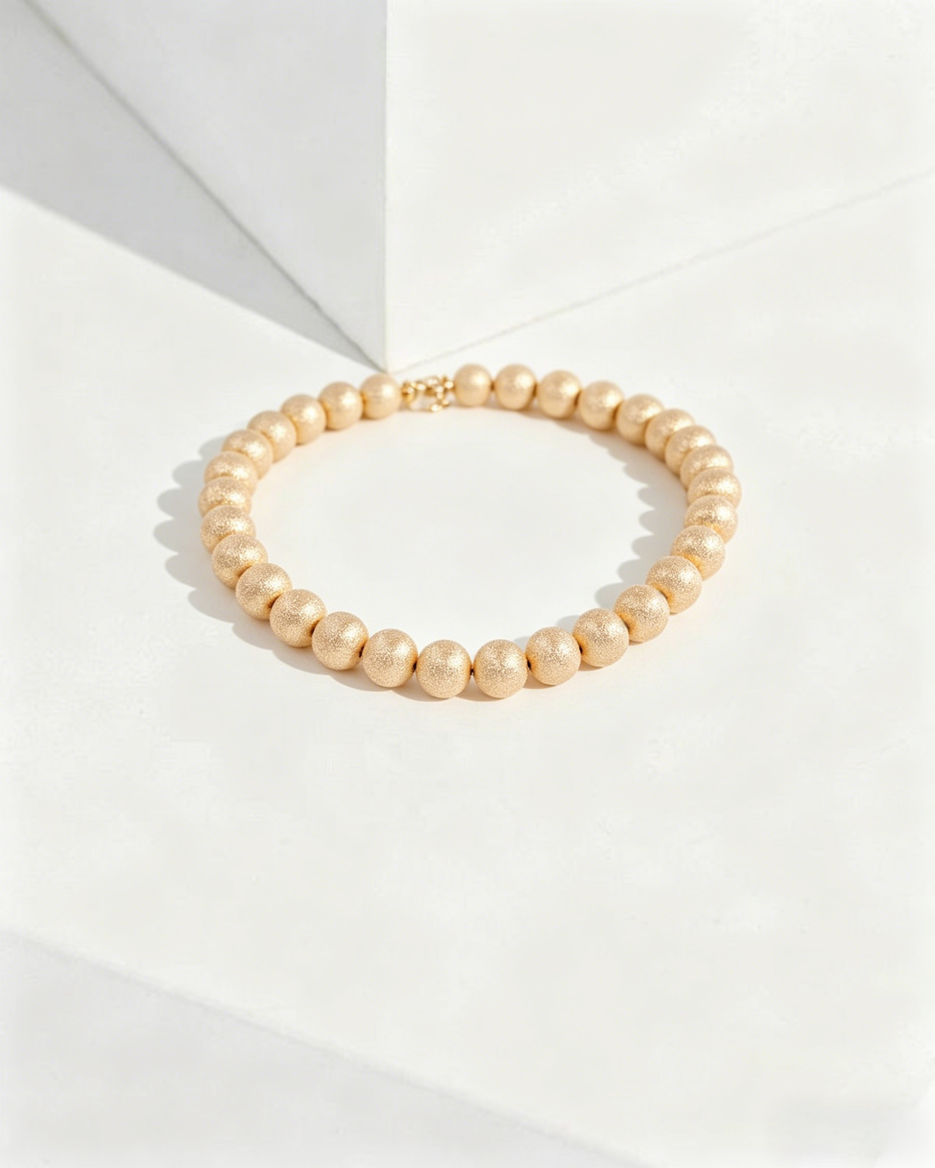 223-7.png Brass Metal Bead Necklace - Image 1